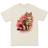 Bone floral cat Premium Tee - Jasminsmagicworld