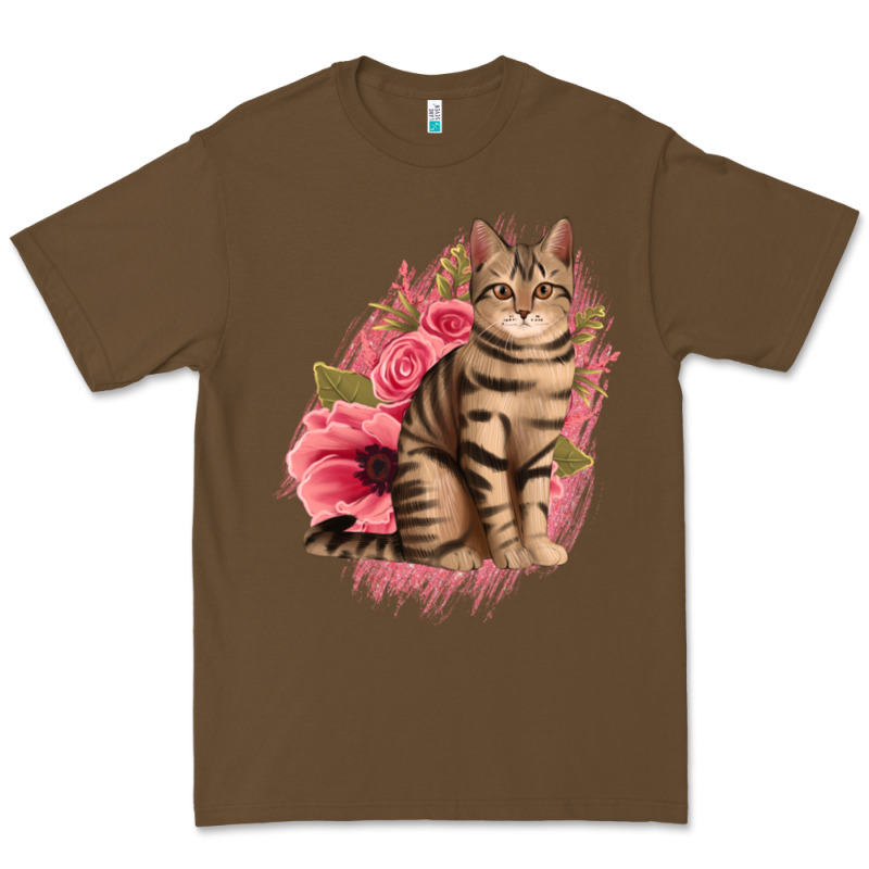 Floral Cat Premium Tee by Jasminsmagicworld | Teevron