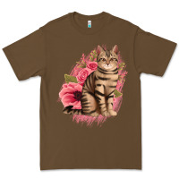 Cacao floral cat Premium Tee - Jasminsmagicworld