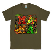 Army Green juneteenth leopard frame mama Mother's Day Classic Tee - LillyAllenDesigns