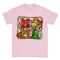 Bubblegum Pink juneteenth leopard frame mama Mother's Day Classic Tee - LillyAllenDesigns