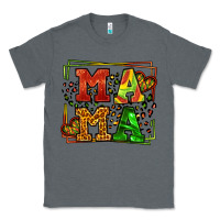 Charcoal Heather juneteenth leopard frame mama Mother's Day Classic Tee - LillyAllenDesigns