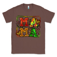 Chestnut juneteenth leopard frame mama Mother's Day Classic Tee - LillyAllenDesigns