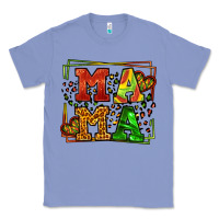 Colony Blue juneteenth leopard frame mama Mother's Day Classic Tee - LillyAllenDesigns