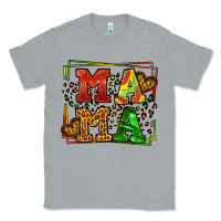 Heather Grey juneteenth leopard frame mama Mother's Day Classic Tee - LillyAllenDesigns