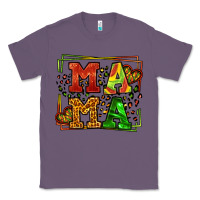 Lavender juneteenth leopard frame mama Mother's Day Classic Tee - LillyAllenDesigns