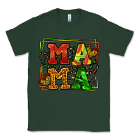 Sports Green juneteenth leopard frame mama Mother's Day Classic Tee - LillyAllenDesigns