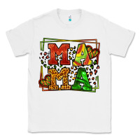 White juneteenth leopard frame mama Mother's Day Classic Tee - LillyAllenDesigns