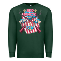 Sports Green Red white and pew pew pew Premium Sweatshirt - FaDigitalArtStudio