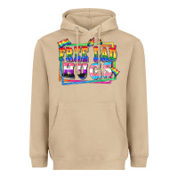 Mushroom Free dad hugs pride Heavyweight Hoodie - FaDigitalArtStudio