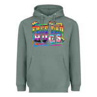 Sage Free dad hugs pride Heavyweight Hoodie - FaDigitalArtStudio