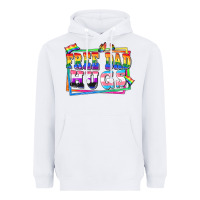 White Free dad hugs pride Heavyweight Hoodie - FaDigitalArtStudio