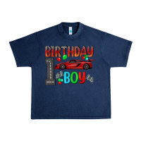 Navy birthday boy 1 Urban Heavy Tee - BundleAndBundleShop