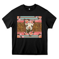 Black llama and roses glitter Heavy Core Tee - LillyAllenDesigns