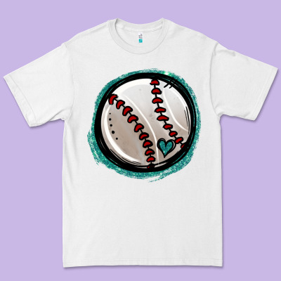 Glitter Baseball Premium Tee Designed By Jasminsmagicworld
