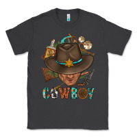 Smoke Western Cowboy Portrait With Cactus Classic Tee - BundleAndBundleShop