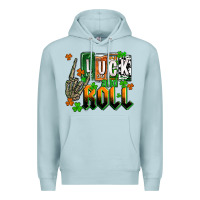 Blue Mist St. Patrick's Luck and roll Premium Hoodie - OliviaCreatesArt