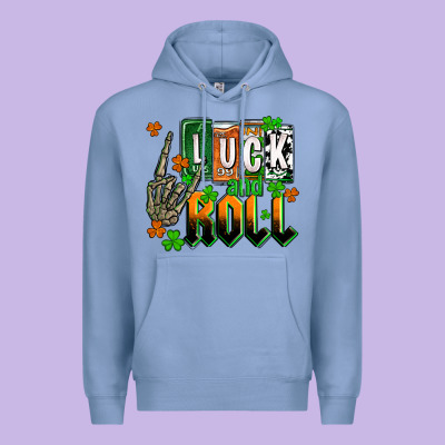 St. Patrick's Luck And Roll Premium Hoodie Designed By Oliviacreatesart