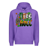 Purple St. Patrick's Luck and roll Premium Hoodie - OliviaCreatesArt