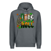 Rock St. Patrick's Luck and roll Premium Hoodie - OliviaCreatesArt