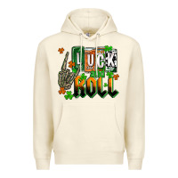 Sandshell St. Patrick's Luck and roll Premium Hoodie - OliviaCreatesArt