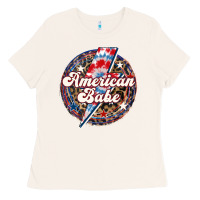 Bone Western American Babe Patriotic Ladies Tee - LillyAllenDesigns