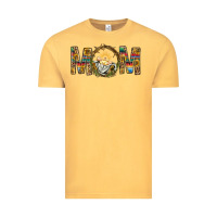 Vintage Mustard Western Mom With Baby Jesus Vintage Tee - BundleAndBundleShop