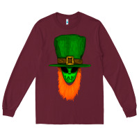 Burgundy St. Patrick' Day Gnome Long Sleeve Tee - Bettercallsaul