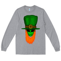 Heather Grey St. Patrick' Day Gnome Long Sleeve Tee - Bettercallsaul