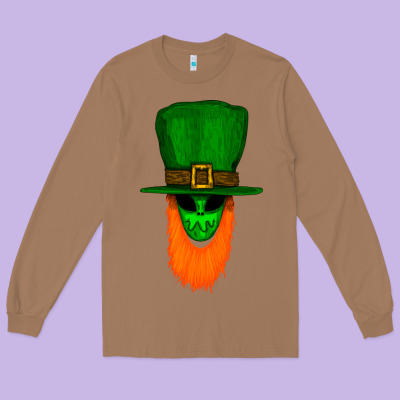 St. Patrick' Day Gnome Long Sleeve Tee Designed By Bettercallsaul
