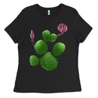 Black heart cactus Ladies Tee - Jasminsmagicworld