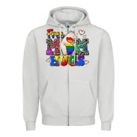 Dove Grey pride free mom hugs Zipper Hoodie - CowGirlArtShop