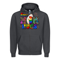 Smoke pride free mom hugs Zipper Hoodie - CowGirlArtShop
