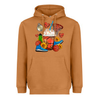 Meerkat Basketball Frappe Coffee Heavyweight Hoodie - FaDigitalArtStudio