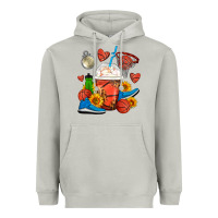 Moon Dust Basketball Frappe Coffee Heavyweight Hoodie - FaDigitalArtStudio
