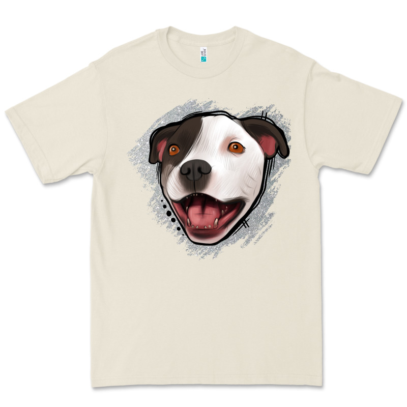 Pittbull Gray Glitter Premium Tee by Jasminsmagicworld | Teevron