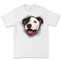 White pittbull gray glitter Premium Tee - Jasminsmagicworld