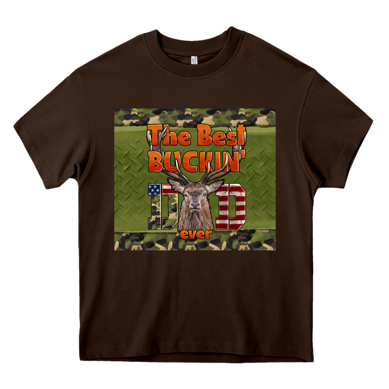 Best Bucking Dad Ever Heavy Core Tee by LillyAllenDesigns | Teevron