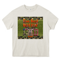 Cream Best Bucking Dad Ever Heavy Core Tee - LillyAllenDesigns