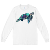 White turtle Long Sleeve Tee - RanaPortraitStore