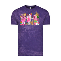 Cloud Purple Pink Christmas Coffee Cups Bbs Vintage Tee - BundleAndBundleShop