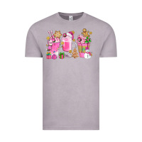 Vintage Zinc Pink Christmas Coffee Cups Bbs Vintage Tee - BundleAndBundleShop