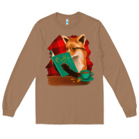 Toasted Coconut Fox with Coffee Long Sleeve Tee - Bettercallsaul