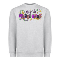 Little Miss Mardi Gras Heavyweight Sweatshirt | Teevron