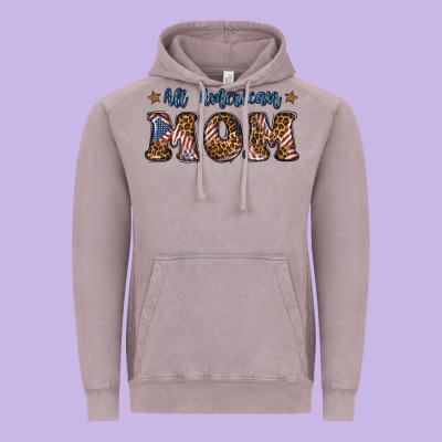 All American Mom Vintage Hoodie Designed By Bundleandbundleshop