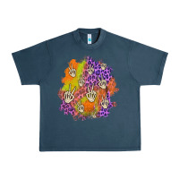 Midnight Navy halloween patch Urban Heavy Tee - BundleAndBundleShop