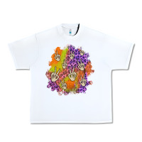 White halloween patch Urban Heavy Tee - BundleAndBundleShop