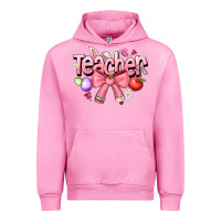 Fuchsia Pink easter teacher Urban Hoodie - CowhideDigitalArt
