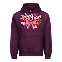 Mauve Wine easter teacher Urban Hoodie - CowhideDigitalArt