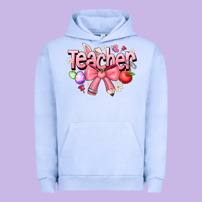 Easter Teacher Urban Hoodie Designed By Cowhidedigitalart